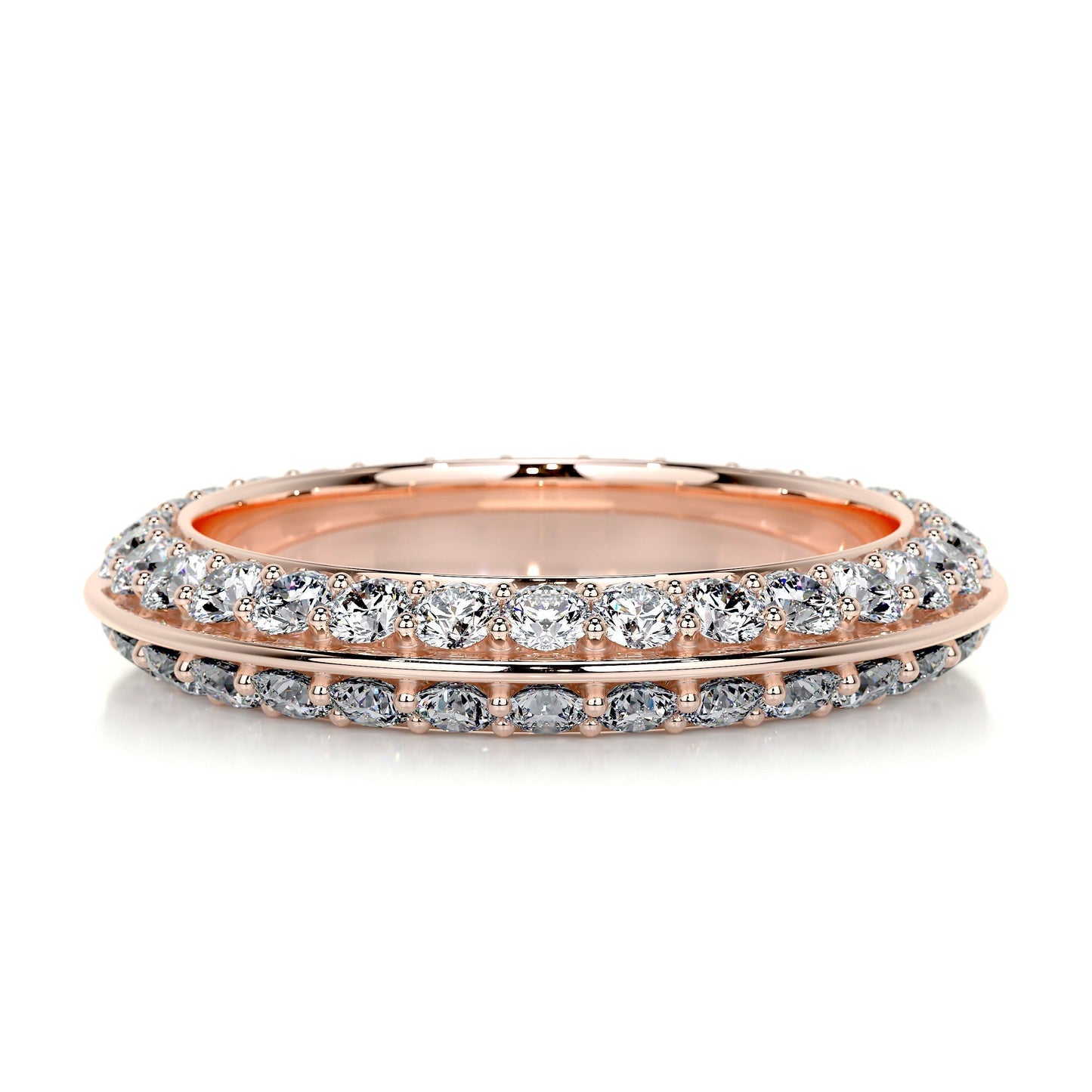 0.5ct Round EF- VVS Diamond Full Eternity Wedding Band