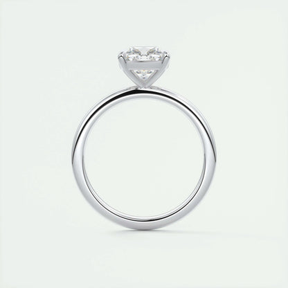 2 CT Cushion Hidden Halo CVD F/VS1 Diamond Engagement Ring