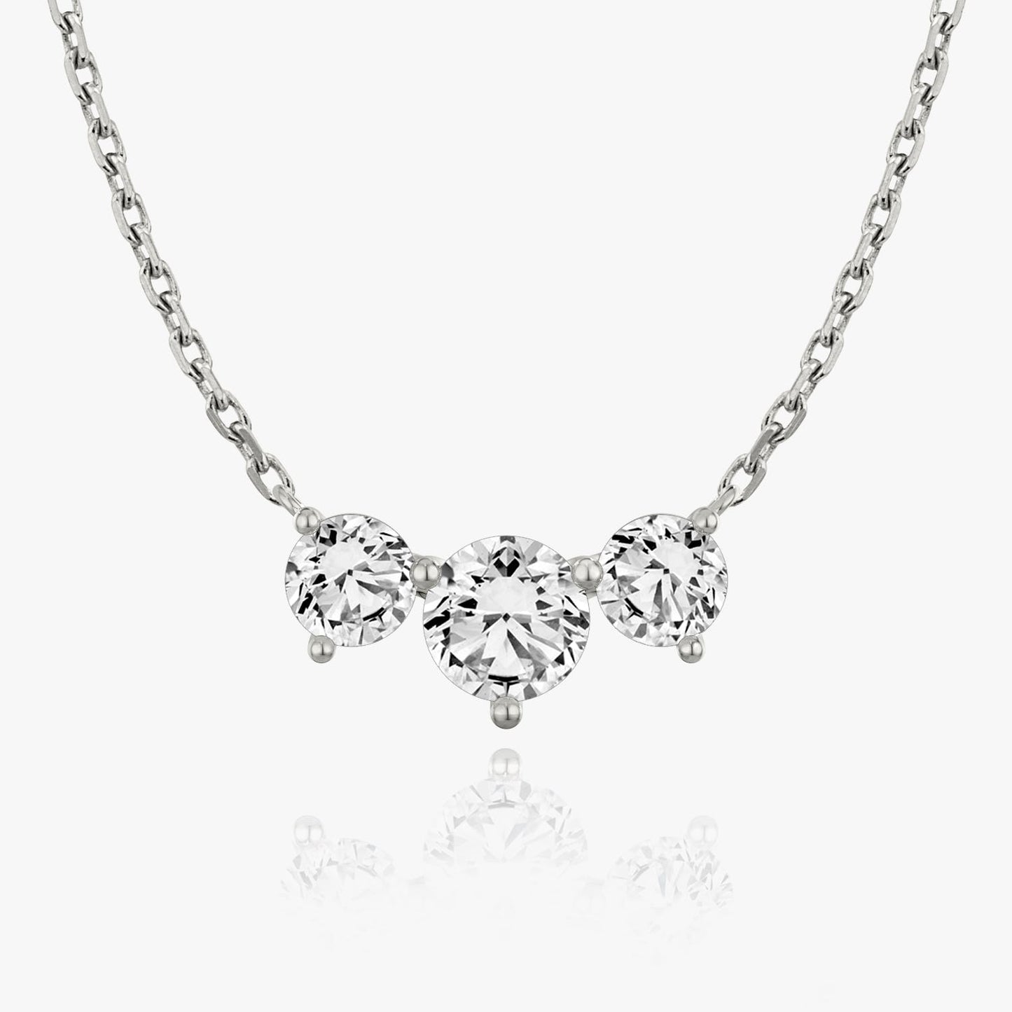 2.0 TC Round CVD F/VS Diamond Necklace