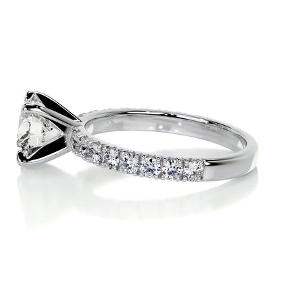 1.50 CT Round Solitaire CVD F/VS1 Diamond Engagement Ring