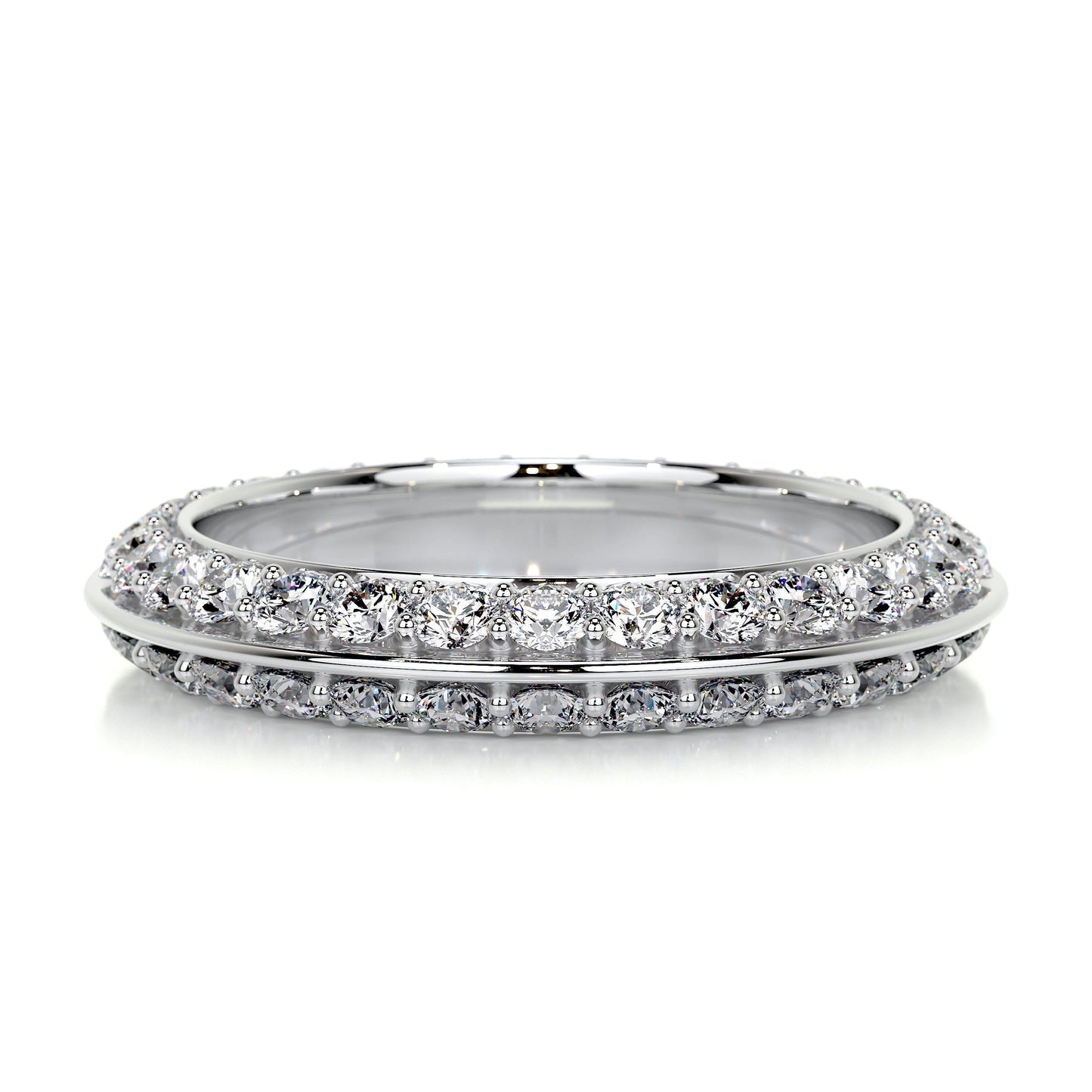 0.5ct Round EF- VVS Diamond Full Eternity Wedding Band