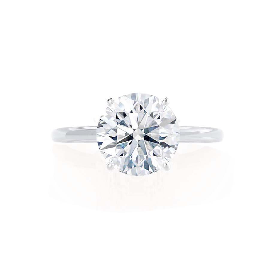 1.20 CT Round Solitaire CVD E/VS1 Diamond Engagement Ring