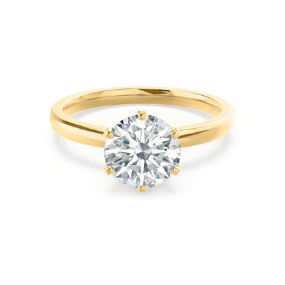 1.50 CT Round Solitaire CVD F/VVS1 Diamond Engagement Ring